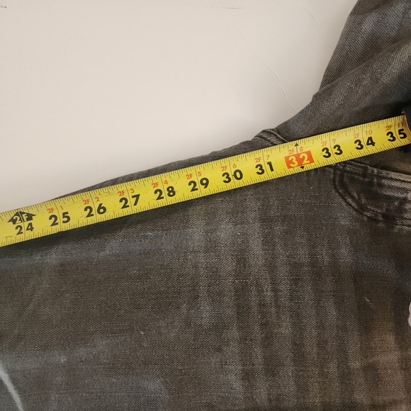 C89 Lucky Brand Mens Jeans Gray Slim Fit Stretch Denim Pants Size 30x30 - Picture 4 of 10